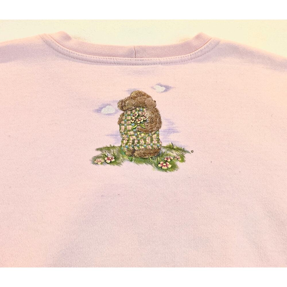 Northern Reflections VTG Sweatshirt Pink Bear Balloon As Is - Picture 4 of 4